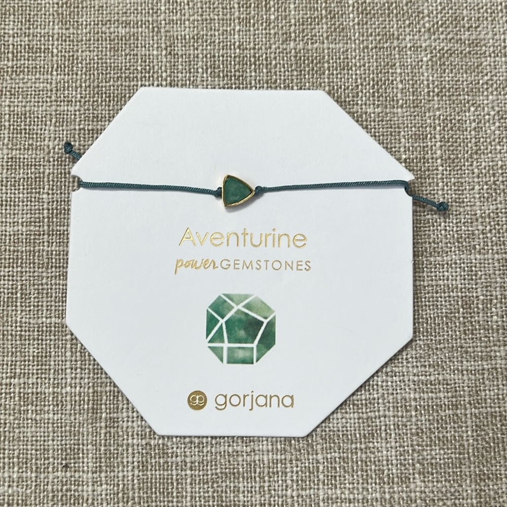 🆕 GORJANA Aventurine Power Gemstone